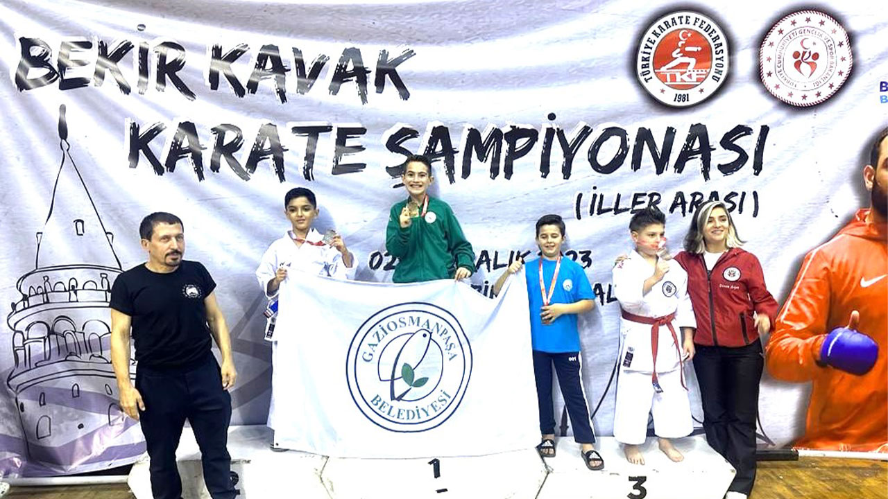 Bekir Kavak Karate Şampiyonası'nda Birincilik