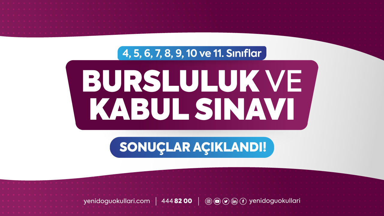 Bursluluk ve Kabul Sınavı Sonuçları Açıklandı